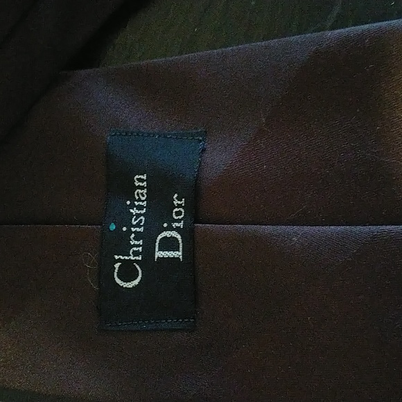 Christian Dior brown necktie - Picture 2 of 4